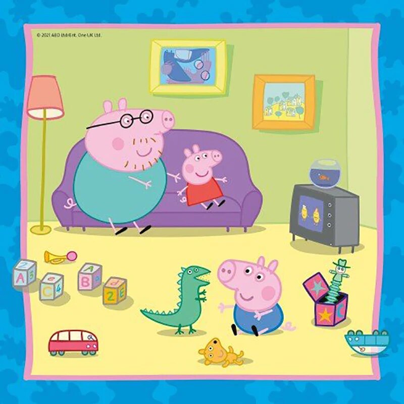 Пъзел Ravensburger Peppa Pig, 3 in 1, 3x49 части eMAG.bg