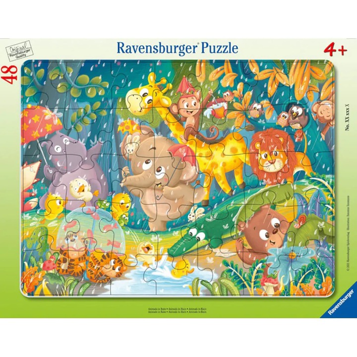 Puzzle Ravensburger - Jungla, 48 piese