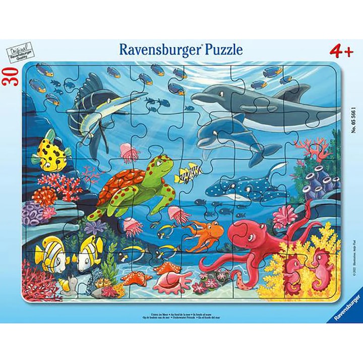 Ravensburger puzzle - Tengeri állatok, 30 darab
