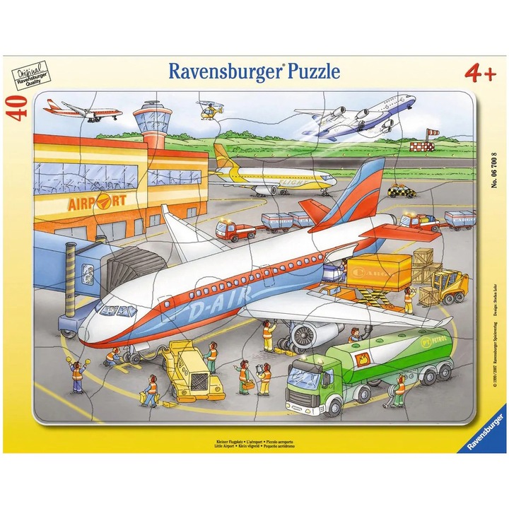Puzzle Ravensburger - Aeroport, 40 piese