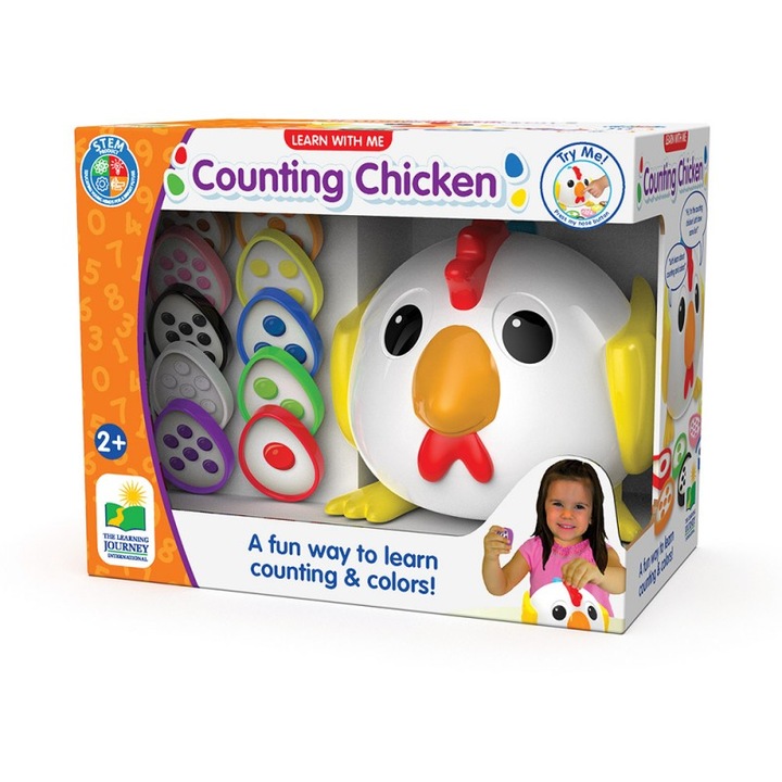 Игра The Learning Journey - Пиле, да научим числата и цветовете, Английски език