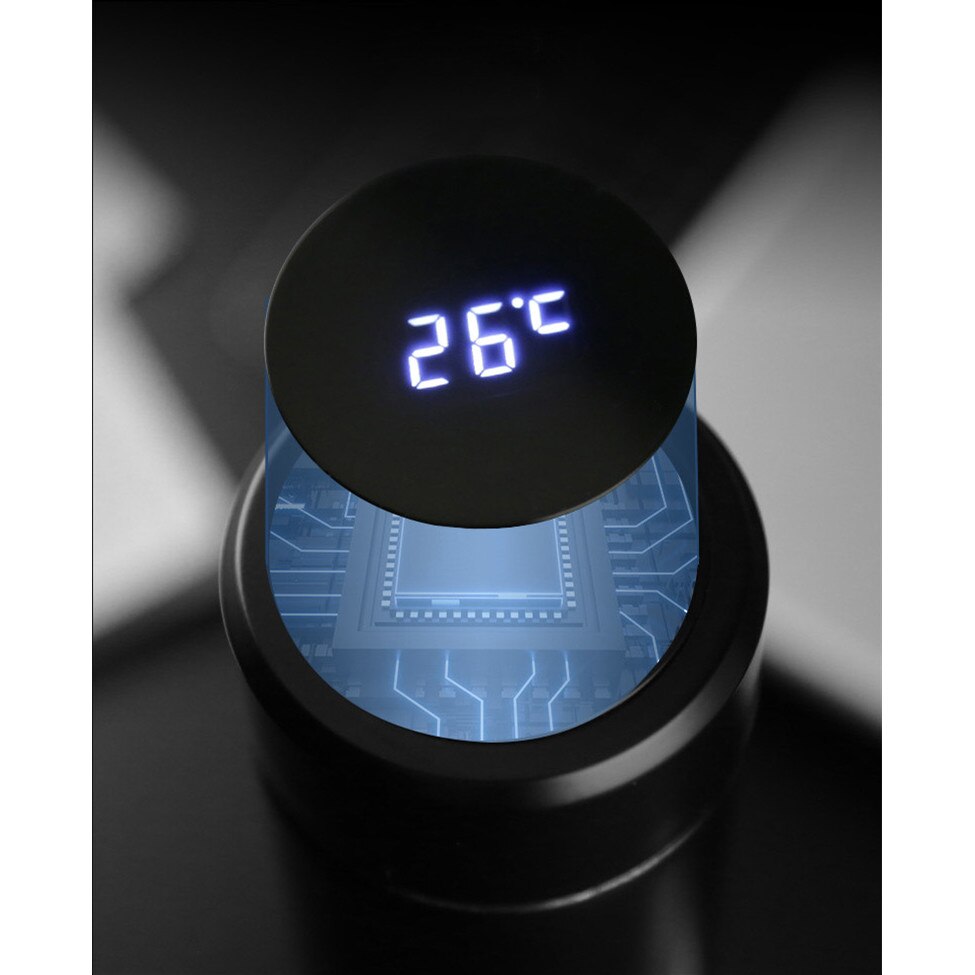 Интелигентен термос, цедка за инфузер и LED индикатор за температура ...