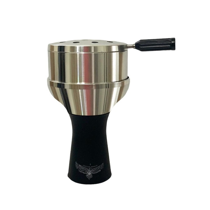 Creuzet cu kaloud XXL negru, Egyptian Hookah