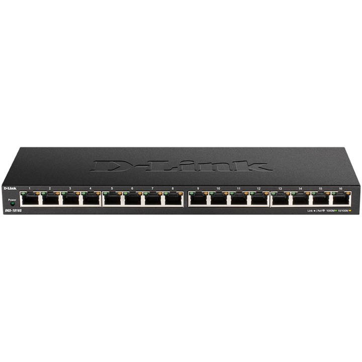 Kapcsoló D-Link DGS-1016S/E, 16 Gigabit port