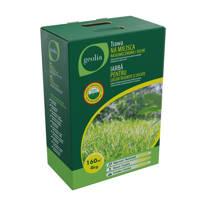 Seminte gazon loc insorit Geolia, 4 kg