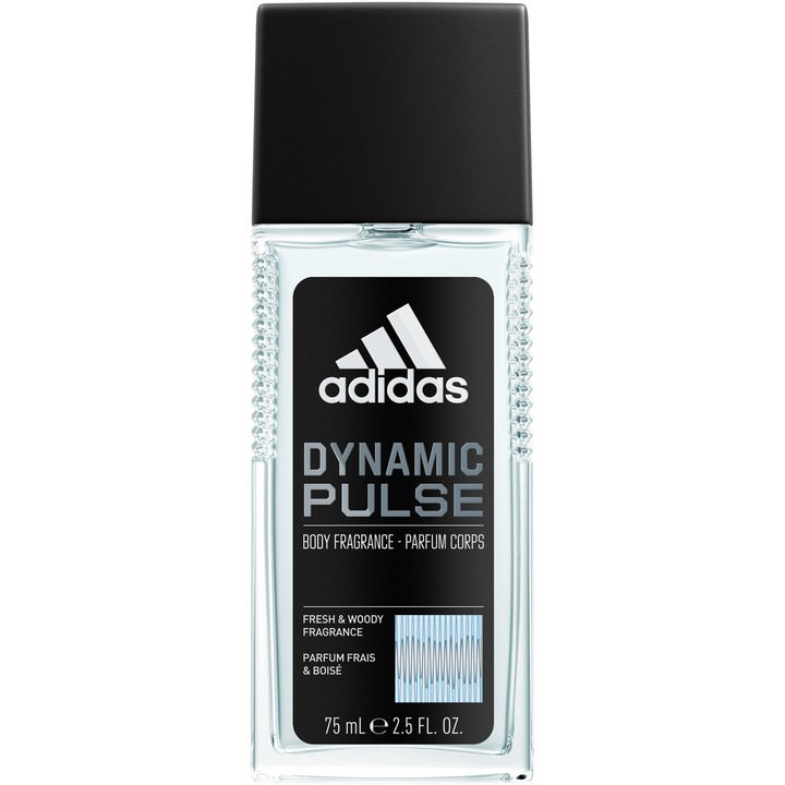 Deodorant natural spray pentru corp Adidas Dynamic Pulse, Barbati, 75 ml