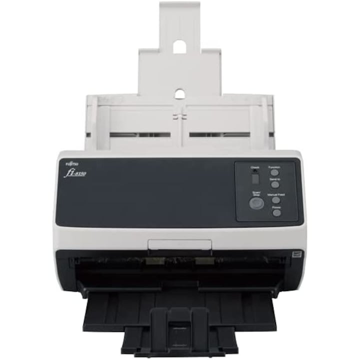 Scanner, Fujitsu, 600 x 600 DPI, A4, Alb/Negru