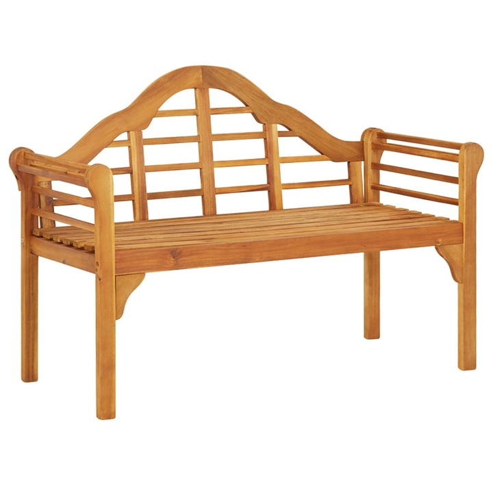 vidaXL tömör akácfa kerti pad 125 cm 318550