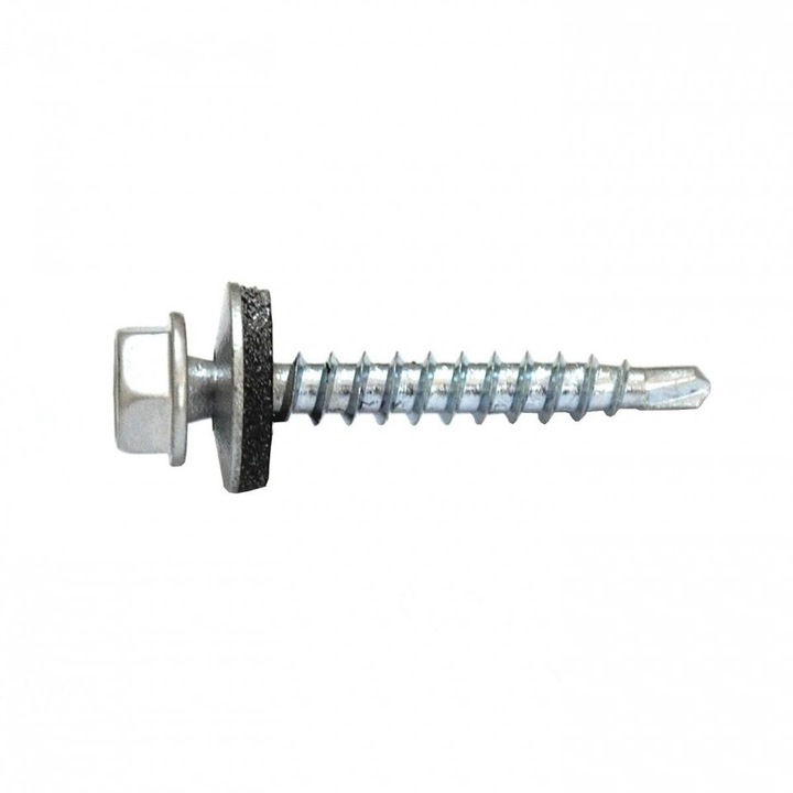 Set autoforant cap hexagonal 4,8 x 35 mm zn 250 buc/cutie