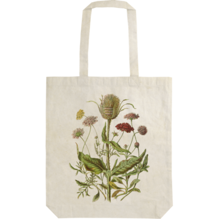 Чанта Skona Ting, Екологична, Платнена, 38 x 42 см, Букет с бодили