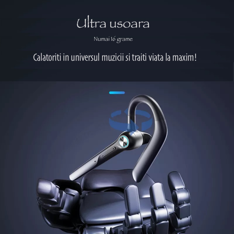 Хендсфри Merkie G3 Bluetooth слушалка, Регулиране на звука, 2 микрофона ...