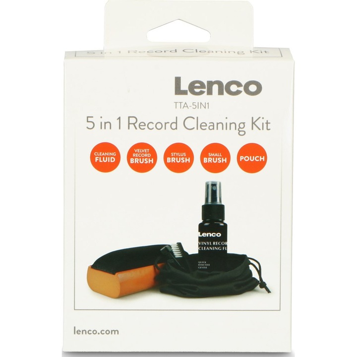 Kit de curatare a vinilului Lenco TTA-5IN1