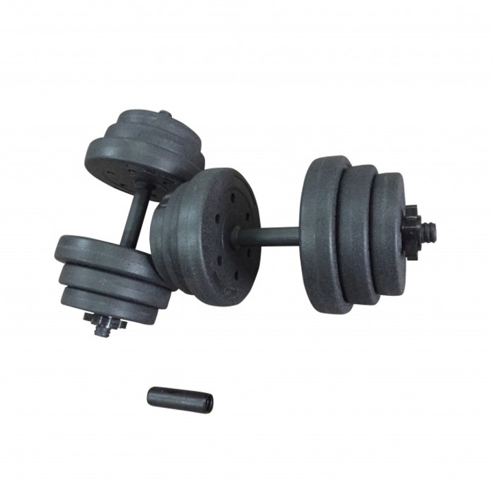 Set gantere reglabile si haltera 32 kg,2x16kg