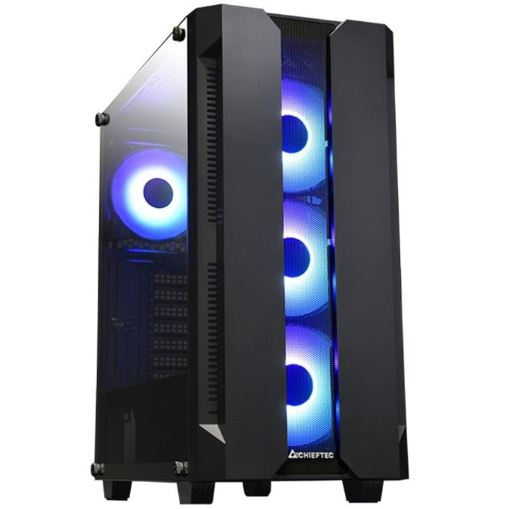 Компютърна кутия Chieftec Hunter, Черен, Middle Tower, 0 W
