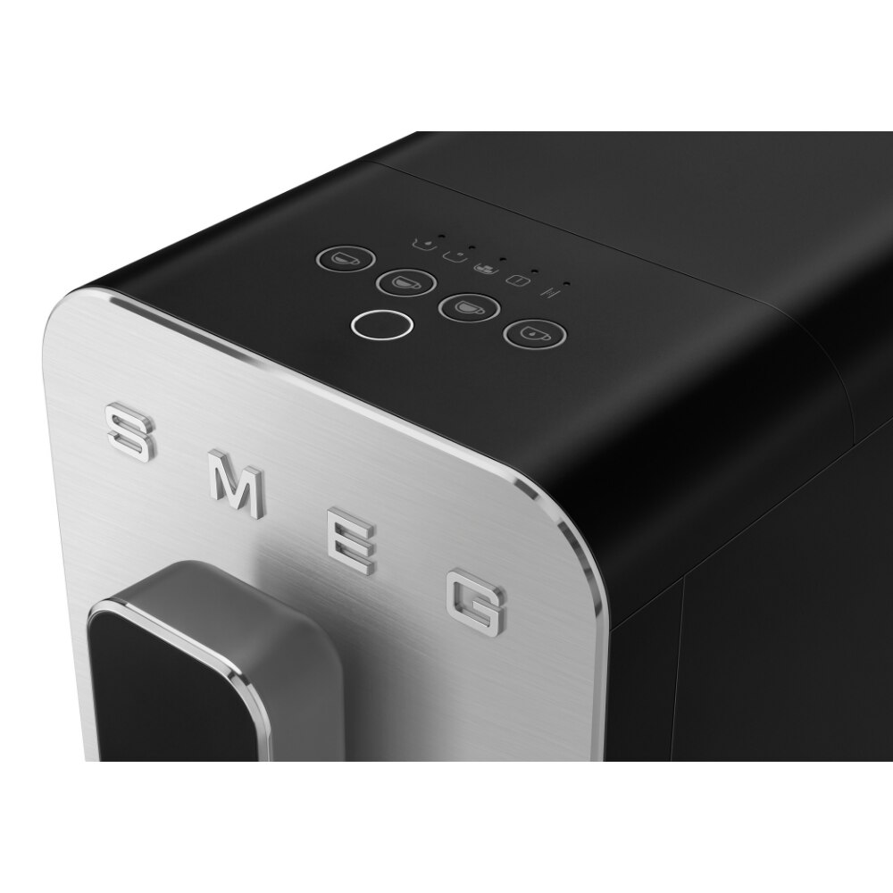 Автоматична еспресо кафемашина SMEG BCC01BLMEU 50's Style, 19 бара ...