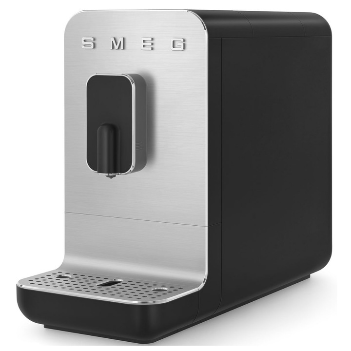 Автоматична еспресо кафемашина SMEG BCC01BLMEU 50's Style, 19 бара, 1350W, Черна