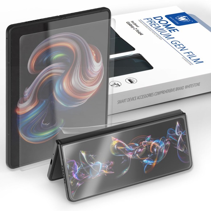 Протектор Whitestone Premium Gen film, 3броя за Samsung Galaxy Z Fold 4, Прозрачен