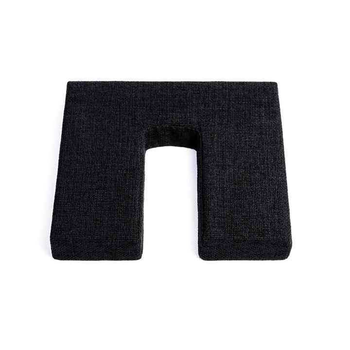 Perna Protectpern, VirilPern pentru protectie prostata, peste 110 kg, 60 mm grosime, scaun birou, negru, bumbac/acril