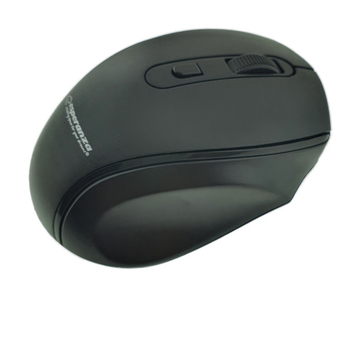 Безжична оптична мишка, 6D, Bluetooth v.5.0, Esperanza Auriga 94654, 105 x 70 x 35 mm, 1600 DPI, черна