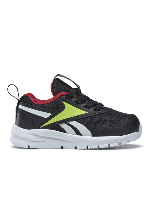 Reebok, Pantofi sport cu garnituri de piele Sprinted 2.0, Alb/Negru/Galben