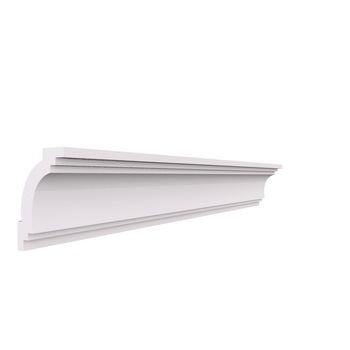 Cornisa din polistiren extrudat de culoare alba BC03, H75x50mm, Lungime bara 2m Cornisa din polistiren extrudat de culoare alba BC03, H75x50mm, Lungime bara 2m
