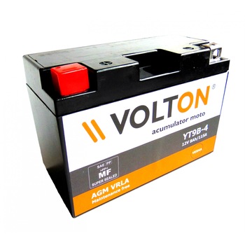 Acumulator moto VOLTON AGM VRLA YT9B-4 12V 8Ah Acumulator moto VOLTON AGM VRLA YT9B-4 12V 8Ah