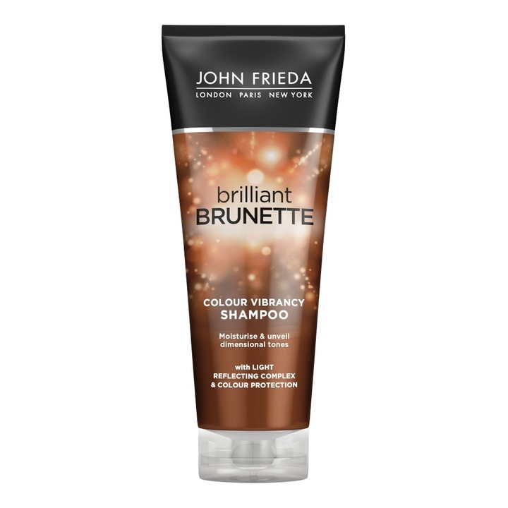 Sampon pentru par inchis la culoare John Frieda Brilliant Brunette , 250 ml