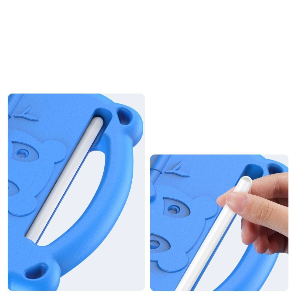 Husa pentru tableta Dux Ducis, Pentru copii, Cu suport, Compatibila cu Apple iPad mini 6 2021, Silicon, Albastru