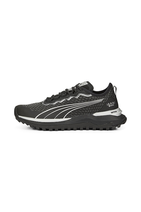 Puma, Непромокаеми обувки за бягане Voyage Nitro 2, Бял/Черен