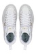 Puma, Pantofi sport mid-high de piele si piele ecologica Karmen, Alb optic, 4.5