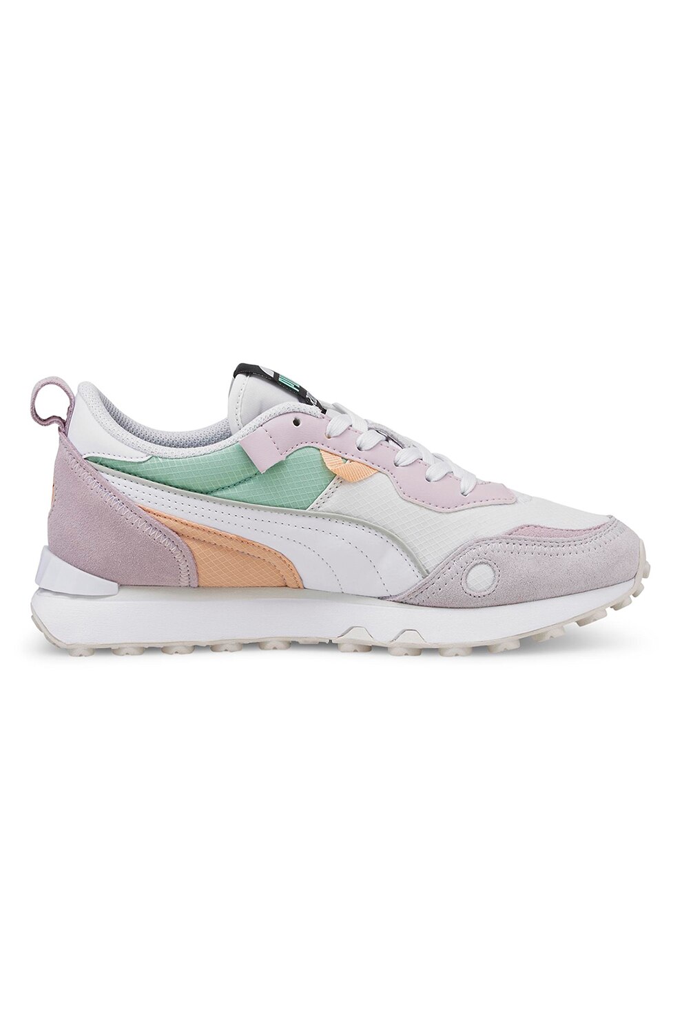 Puma, Pantofi sport cu model colorblock Rider Future Vintage, Alb, Lila ...