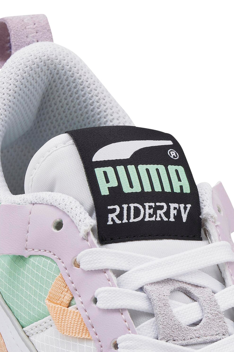 Puma, Pantofi sport cu model colorblock Rider Future Vintage, Alb, Lila ...