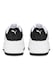 Puma, Slipstream bőr és nyersbőr sneaker, Fekete, Törtfehér, 9