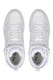 Puma, Pantofi sport mid-high de piele cu model cu perforatii RBD Game, Alb