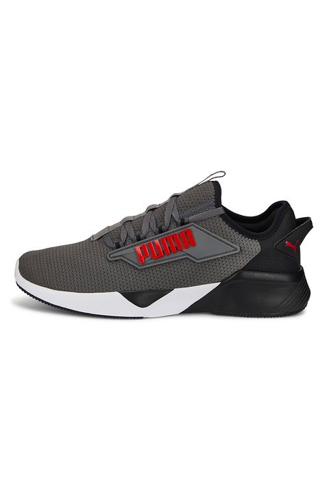 Puma, Retaliate 2 uniszex textil futócipő, Piros/Fekete/Szürke