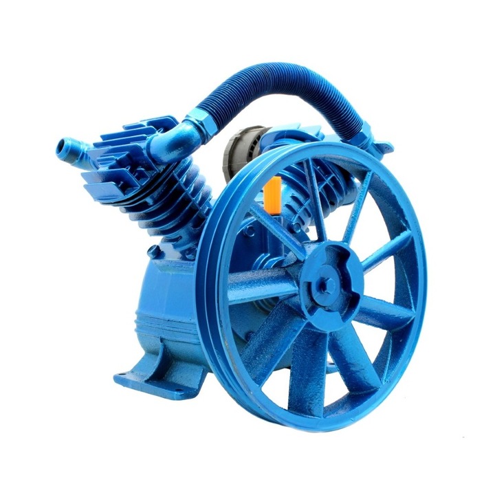 Pompa compresor aer cu 2 pistoane 600l/min compresie doua etape 12.5 bari AC2090TS