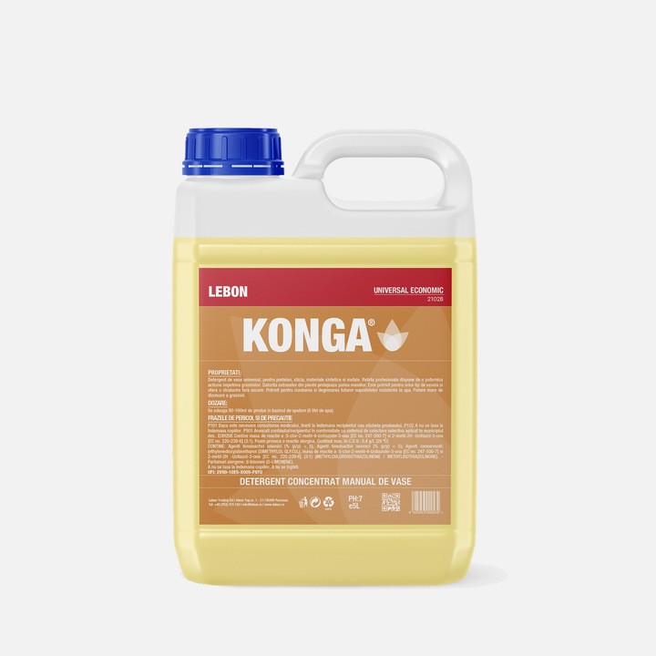 Detergent de vase Konga Economic, 5L