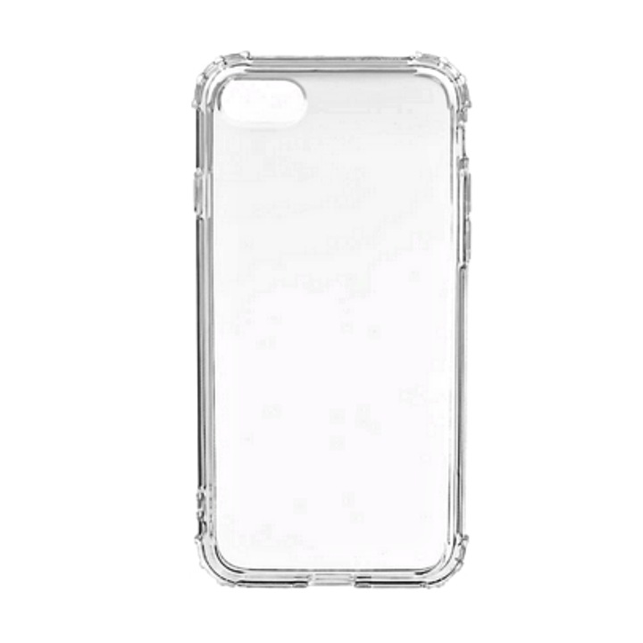 Ütésgátló burkolat, kompatibilis Apple iPhone SE 2 / iPhone 7 / iPhone 8 készülékekkel, átlátszó, prémium szilikon, ellenállás, atlasz