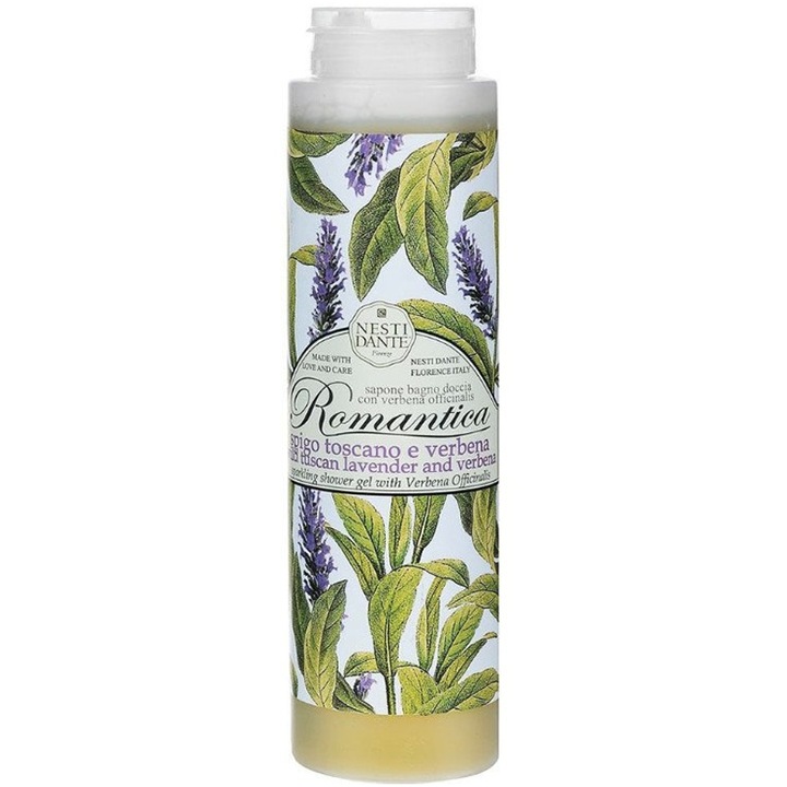 Nesti Dante Romantica - Lavanda-Verbena - Levendula-verbéna hab- és tusfürdő - 300 ml