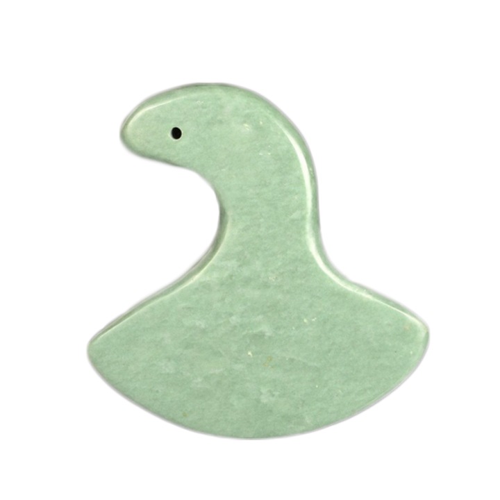 Камък Gua Sha, нефрит, скрап терапия, форма на риба, 9 см