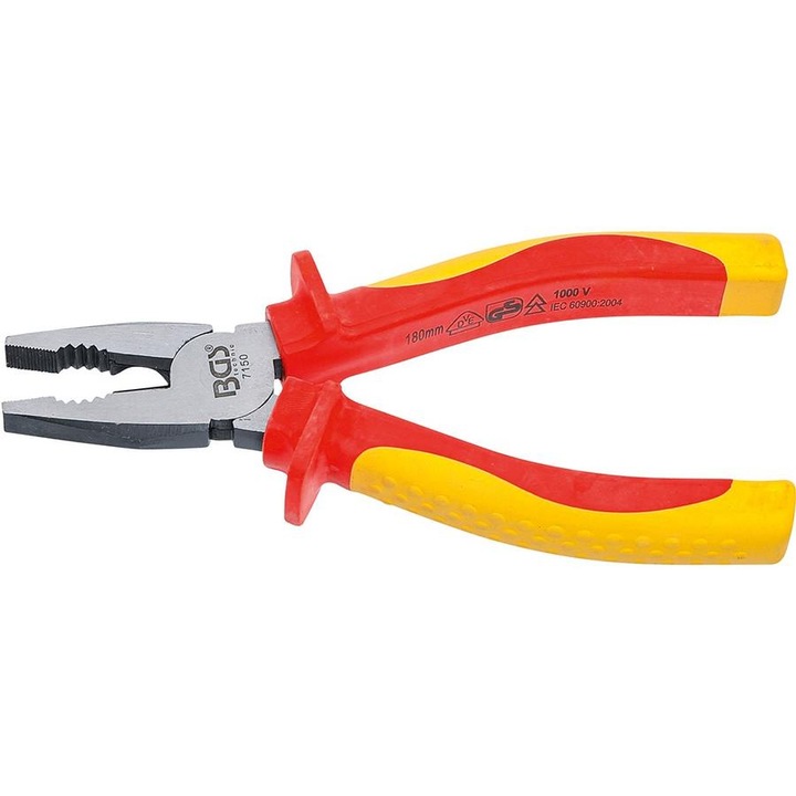 BGS kombinált fogó szigetelt 180 mm