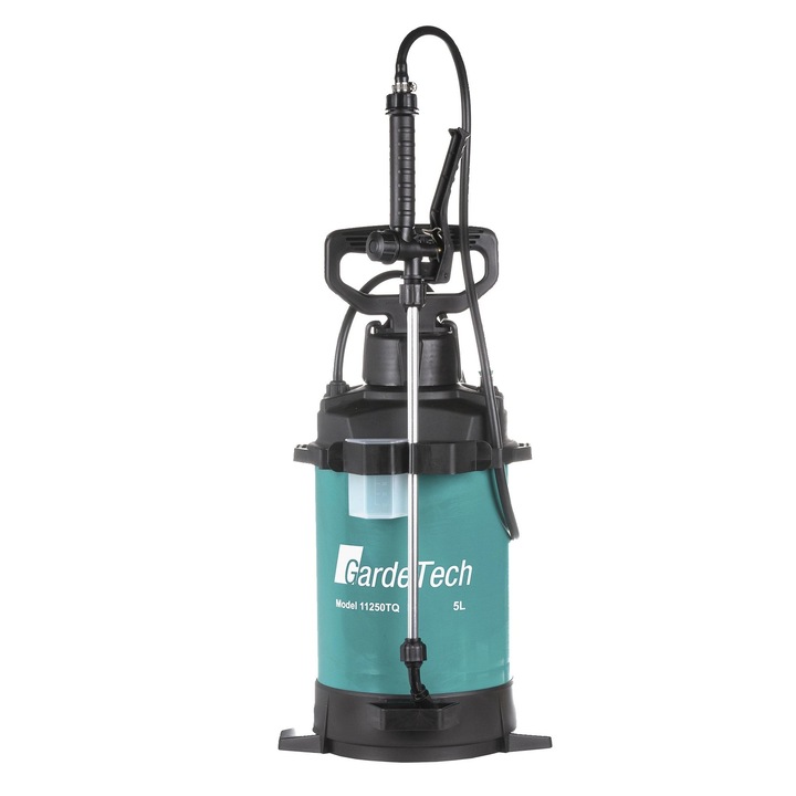 Pompa de stropit manuala Gardetech, rezervor 5 L, albastru