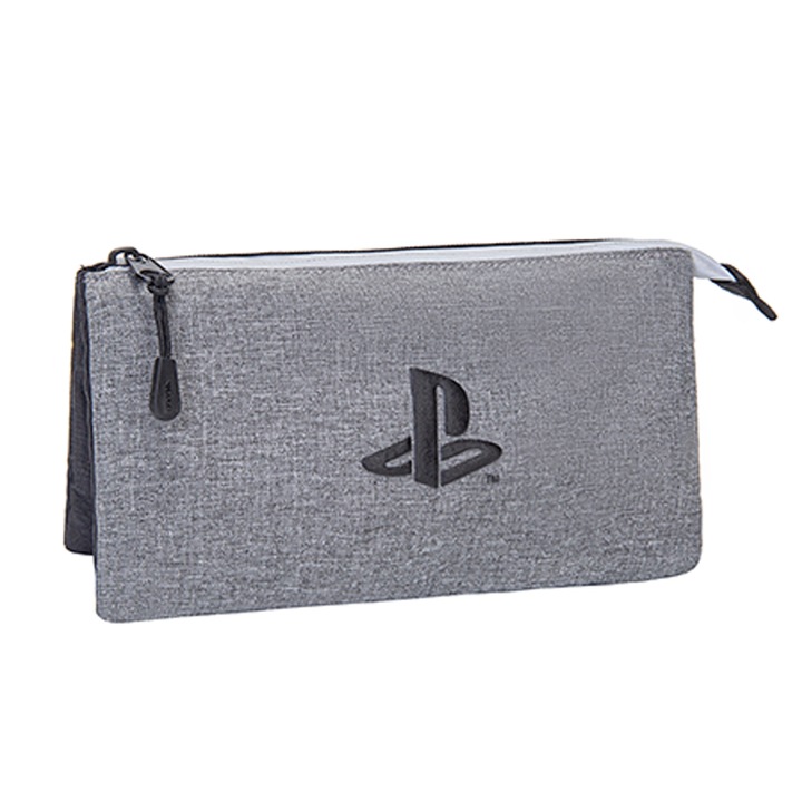 Ученически несесер Playstation Essentials, Сив