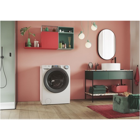 Пералня Candy Rapido Pro RP 486BWMR/1-S, 8 кг, 1400 об/мин, Клас A, Inverter Motor, Quick&Clean Technology, Steam Hygiene+, WiFi, Easy Iron+, Бял