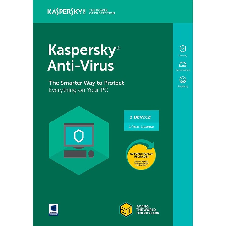 Kaspersky Antivirus Renewal licenccsomag 1 év