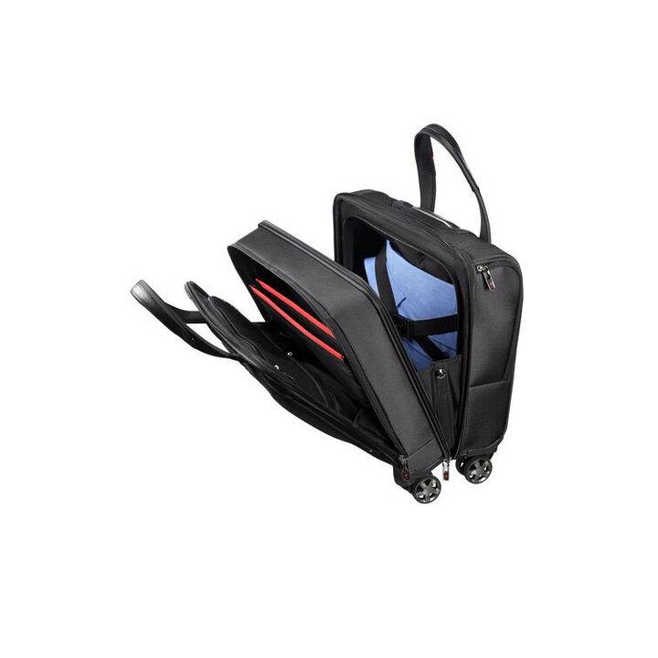 Чанта за лаптоп с колелца Samsonite, Spinner, PRO-DLX 5, 15.6'', MON-BBL5822, Черен