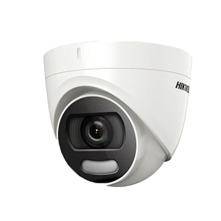 5MP турбо HD камера, интелигентна светлина 20m, ColorVu, PoC мощност - HIKVISION DS-2CE72HFT-E-2.8mm
