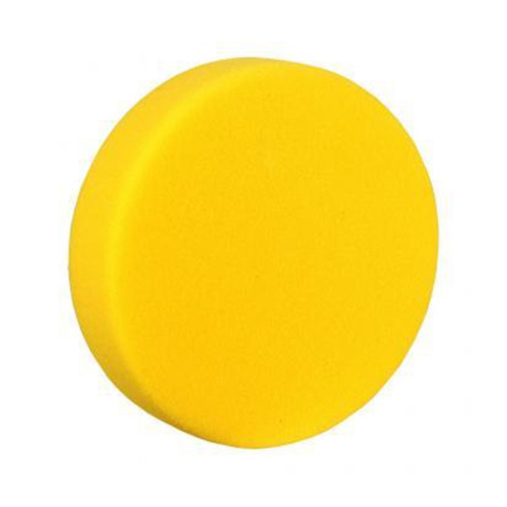 Средно абразивна гъба за полиране, 150 мм, дебелина 25 мм, BOLL жълта