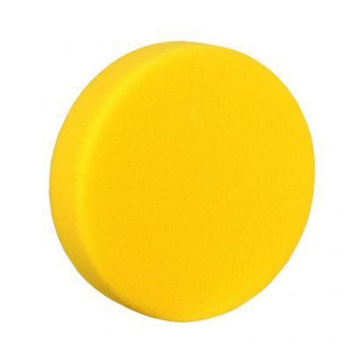 Közepes csiszoló hatású polírszivacs, 150mm, 25mm vastag, BOLL sárga