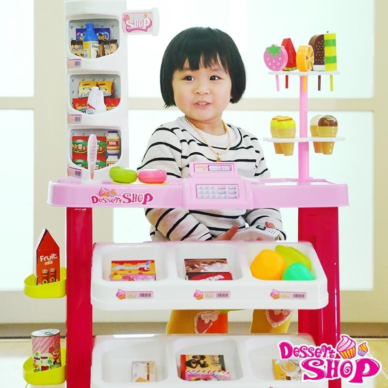 Ролева игра Super Market Sweets с каса, 668-19, 40 бр - eMAG.bg